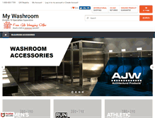 Tablet Screenshot of mywashroom.com